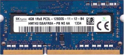 2x 4gb Hynix DDR3 1600MHz Laptop Ram