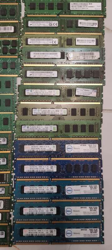 36x 4gb DDR3 Ram sticks