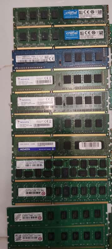 36x 4gb DDR3 Ram sticks