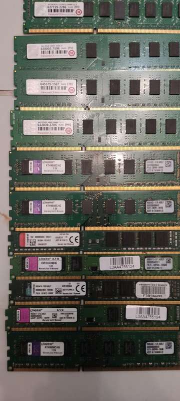 36x 4gb DDR3 Ram sticks