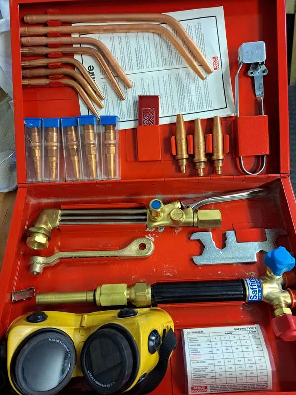 Portapack Afrox c/w saffire Type 2 welding & cutting kit