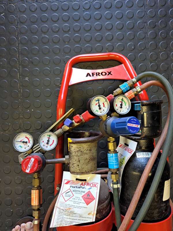 Portapack Afrox c/w saffire Type 2 welding & cutting kit