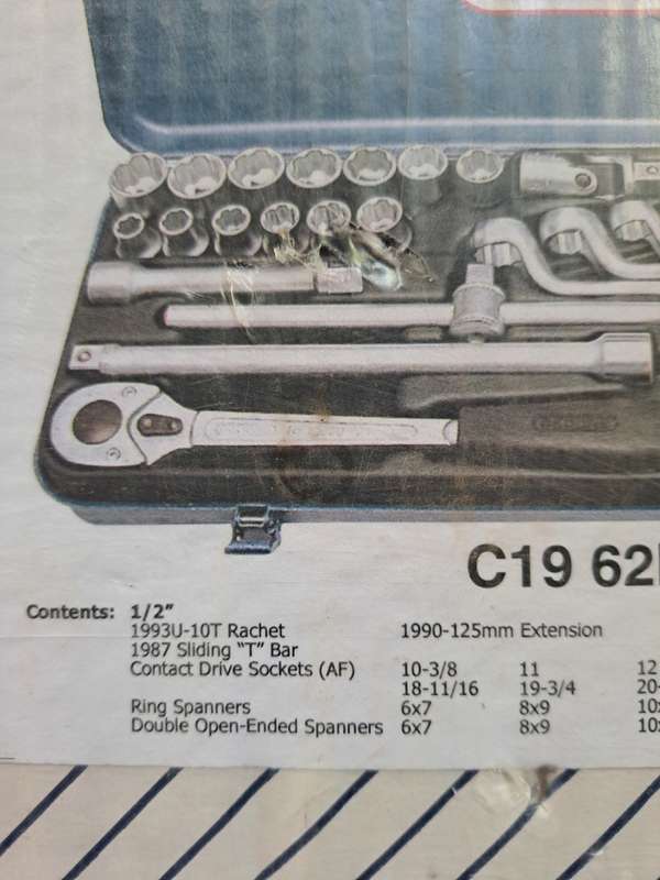 Socket/ spanner set Gedore C19 62MU-10T