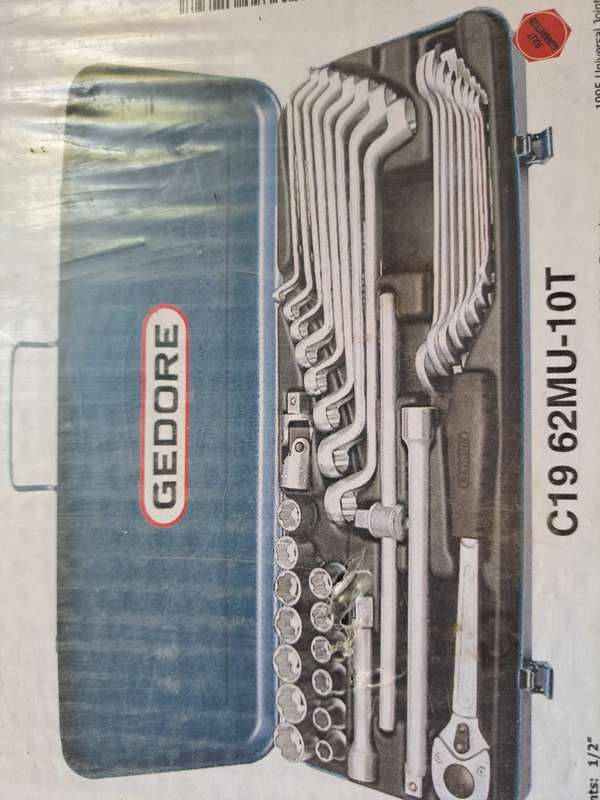 Socket/ spanner set Gedore C19 62MU-10T