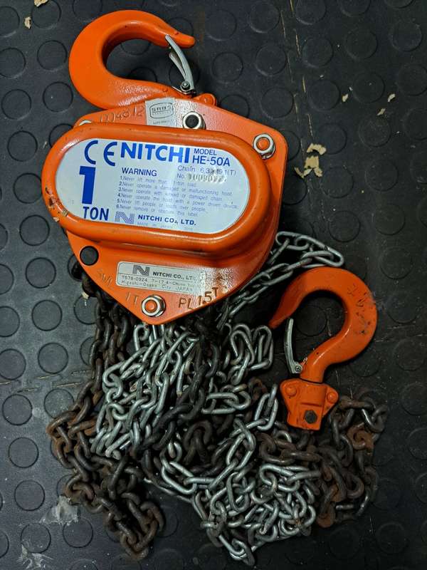 Chain Block 1 Ton Nitchi