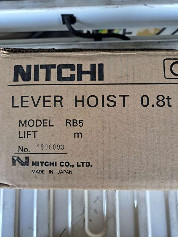 Lever Hoist 0.8 Ton Nitchi