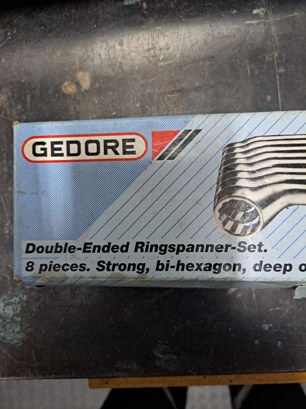 Spanner double ended Gedore No. 2 /8M - 6 - 22 mm. 8 piece