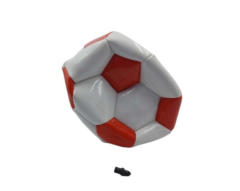 PVC Stitched Soccer Ball Red