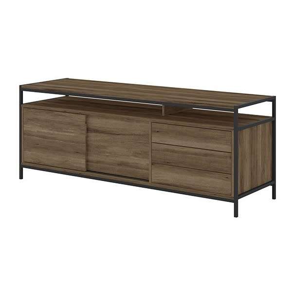 Metal Line TV Unit Stand With Drawers - Flat Pack - 182323