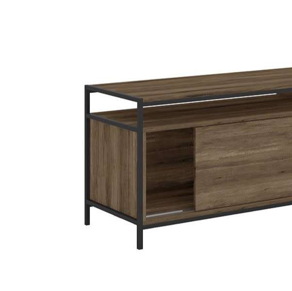 Metal Line TV Unit Stand With Drawers - Flat Pack - 182323