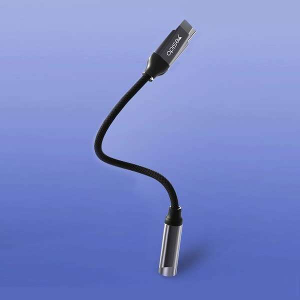 Yesido 5.5cm Type-C to 3.5mm Headphone and Aux Adapter Cable -YAU19 ***UNBOXED DEAL***