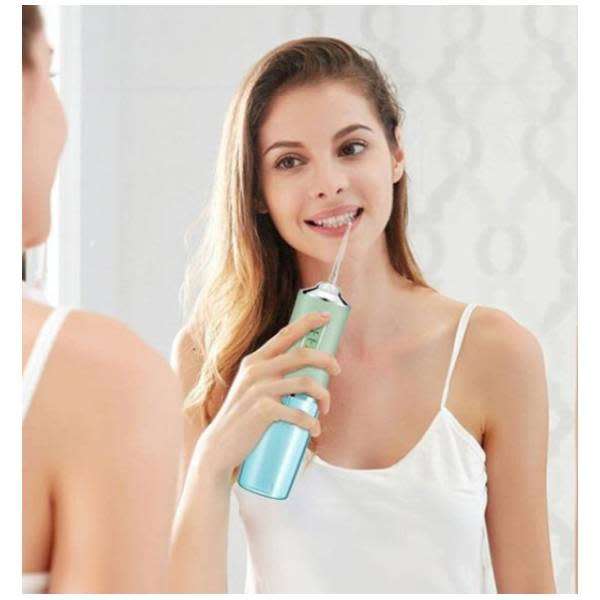 Portable Oral Irrigator  Electric Rechargeable Mouth/Gum/Teeth Cleaning Pink