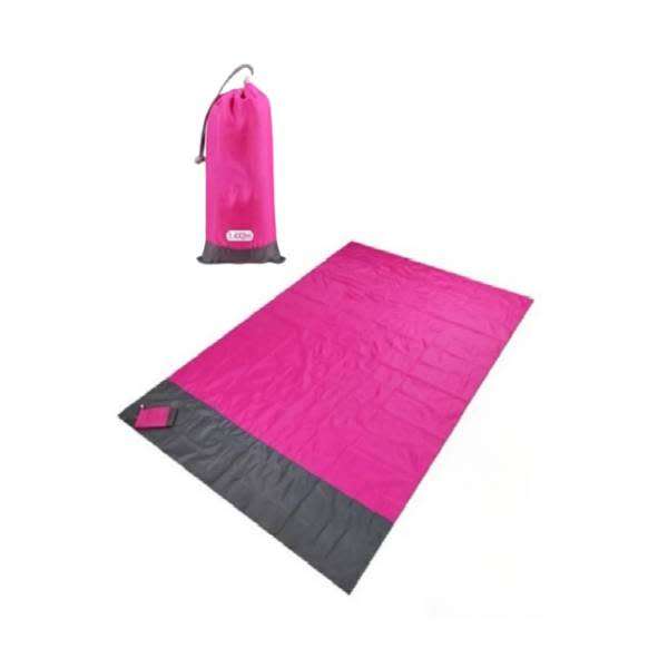 2M x 2.1M Waterproof Outdoor Sail Blanket - Portable Picnic Mat Camping XL PINK