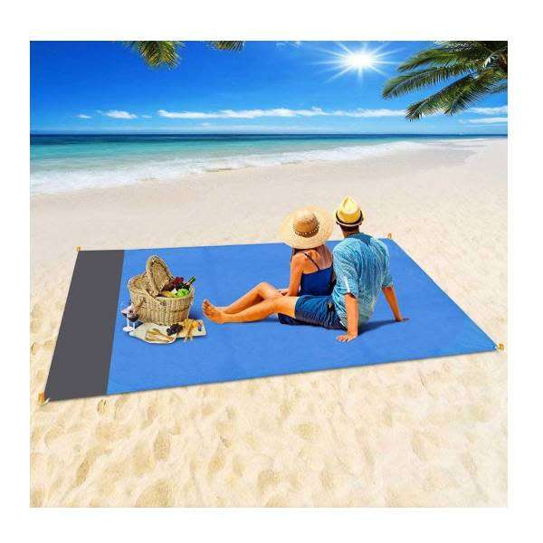 2M x 2.1M Waterproof Outdoor Sail Blanket - Portable Picnic Mat Camping XL PINK