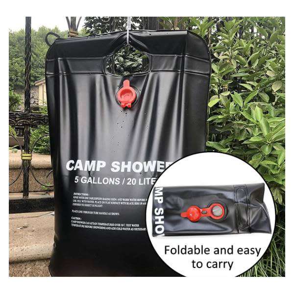 Camping Solar Shower Bag 20L