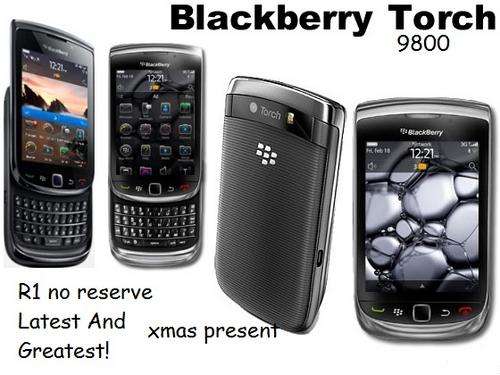 **Blackberry Torch 9800 BRAND NEW Local VODACOM 2yr WARRANTY**Overnight delivery**XMAS BARGAIN!