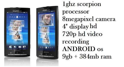 **Sony Ericsson Xperia X10**Better than iPhone 4!