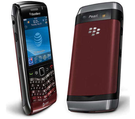 Blackberry Pearl 9105 Local Red gradient 3G,Gps & os6 compatible