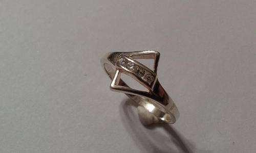 CZ STERLING SILVER RING