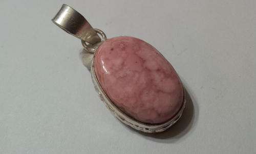 Beautiful RHODOCHROSITE STERLING SILVER PENDANT