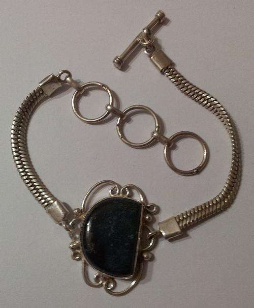 CHRYSOCOLLA STERLING SILVER BRACELET