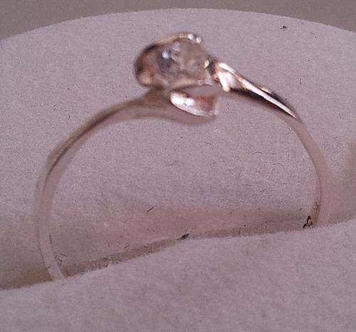 CZ STERLING SILVER RING ** @ CRAZY R1 START! **