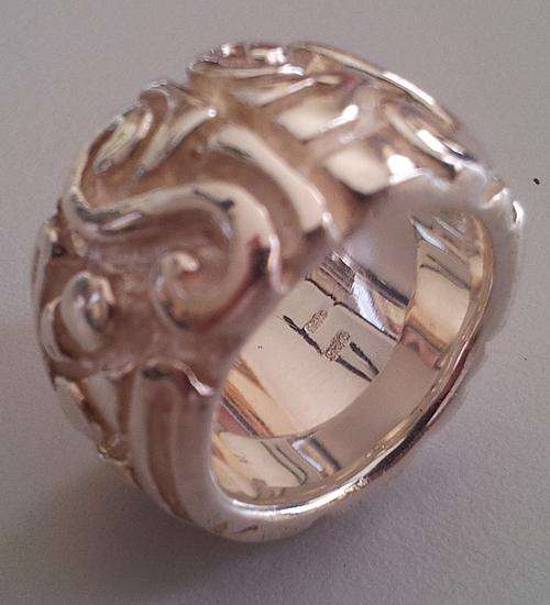 AWESOME BOLD STERLING SILVER RING