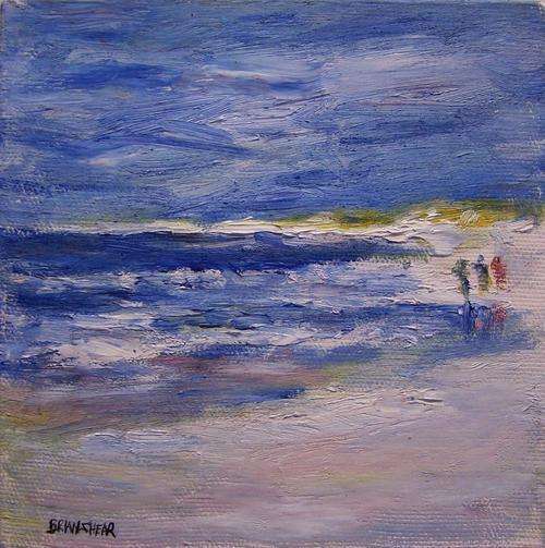 BRIAN SHEAR - original oil - seascape @ CRAZY R1 START!!!