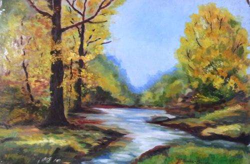 *** LANDSCAPE *** OIL *** 45.5cmx30cm *** At low R1 start!