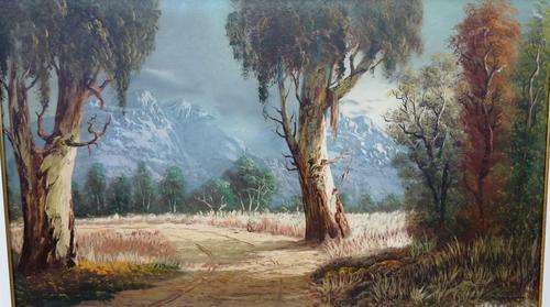 DIRK BIANCHINA ** S A Artist - Original OIL ** FRAMED 90cmx60cm @ R1 start!