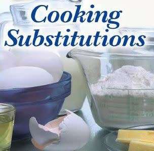 The Complete Guide to Cooking Substitutions