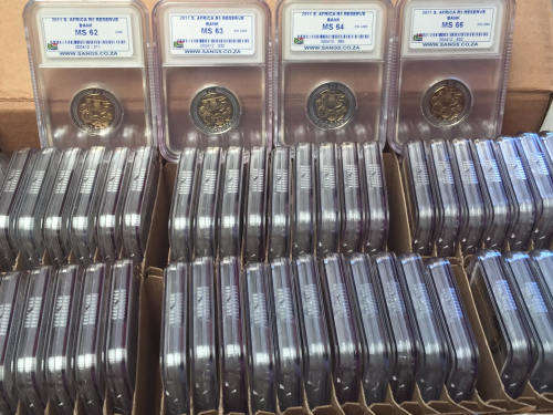**50 coins** - 2011 SARB R5 VARIOUS GRADES