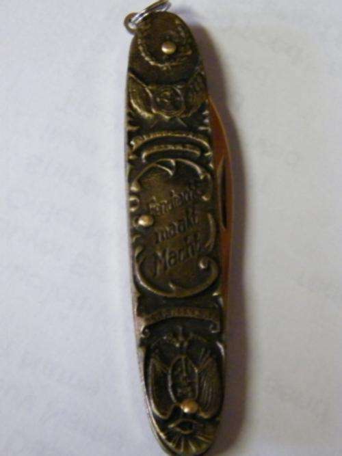 Replica ZAR Emblems Knife, funds for Claudia Cancer Fund, see auction !!!!