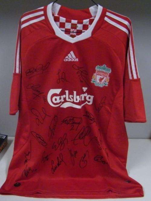 Liverpool Signed Shirt with Certificate of Authenticity
