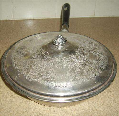 silver plate chafing dish
