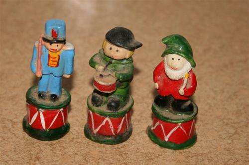 three figurines