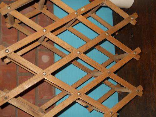 Wooden wine rack