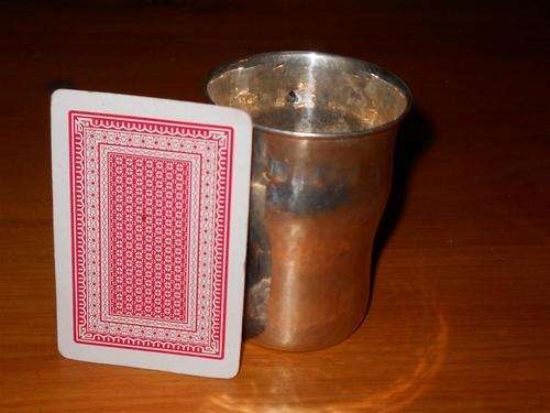 Hallmarked silver beker