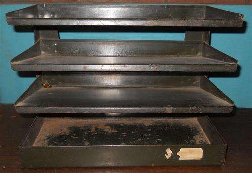 Vintage 4 tier organiser