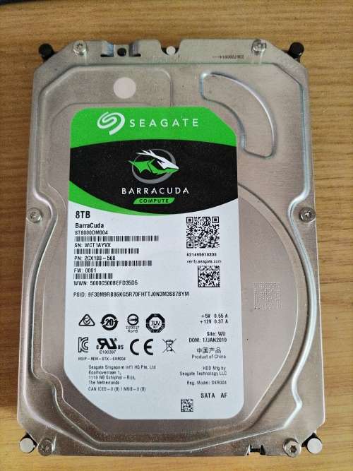 SEAGATE BARRACUDA 8TB internal HDD