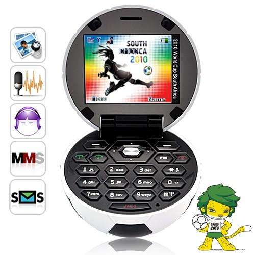 World cup Soccer ball shaped quad band cell phone unlocked!