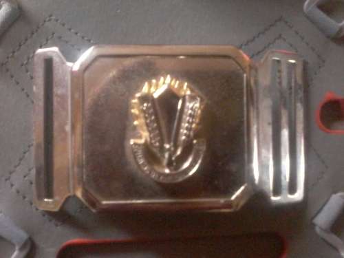 South African Army Catering Corps Stable belt buckle