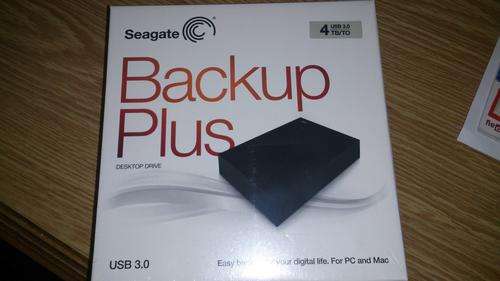 Seagate Backup Plus 4TB USB 3.0 External HDD