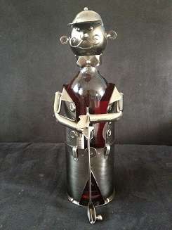 NEW STOCK!!!! AWSOME GOLFER WINE BOTTLE HOLDER////////////LAST ONE