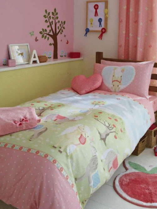 Horse printed bedding-Giddy up