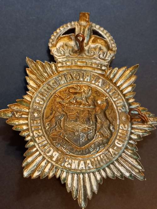 Vintage South African Police Cap badge