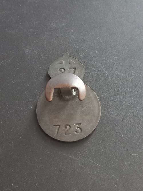 WW2 British South African CPS Civil protection services badge. 27-723