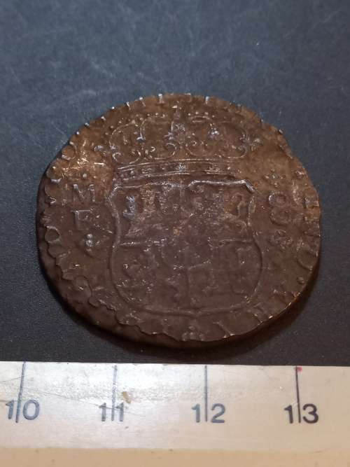 1700`s Shipwreck coin. Mexico Spanish Colony. 8 Reales