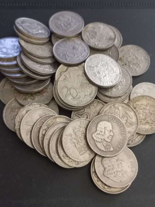 50+ RSA 20c lot. One bid for the lot.