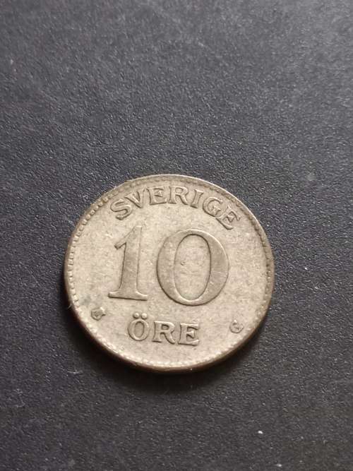 1937 Silver 10 Ore Sweden